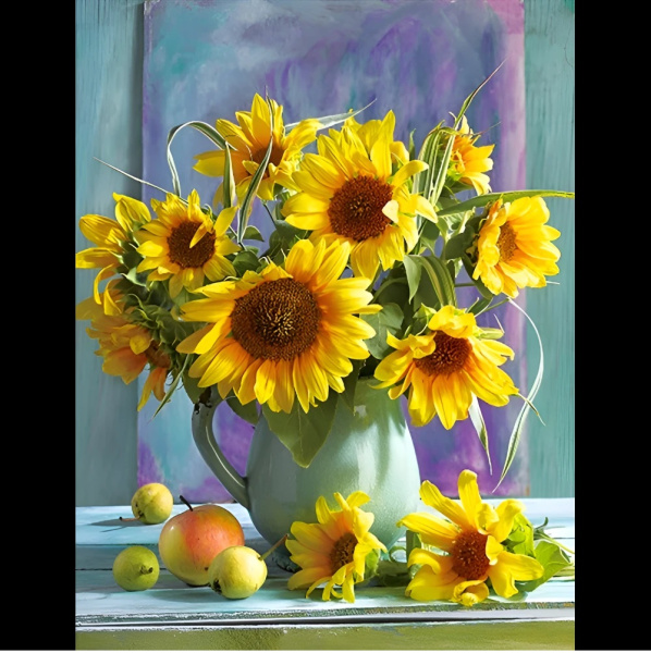 Алмазная мозаика 40*50см Цветы