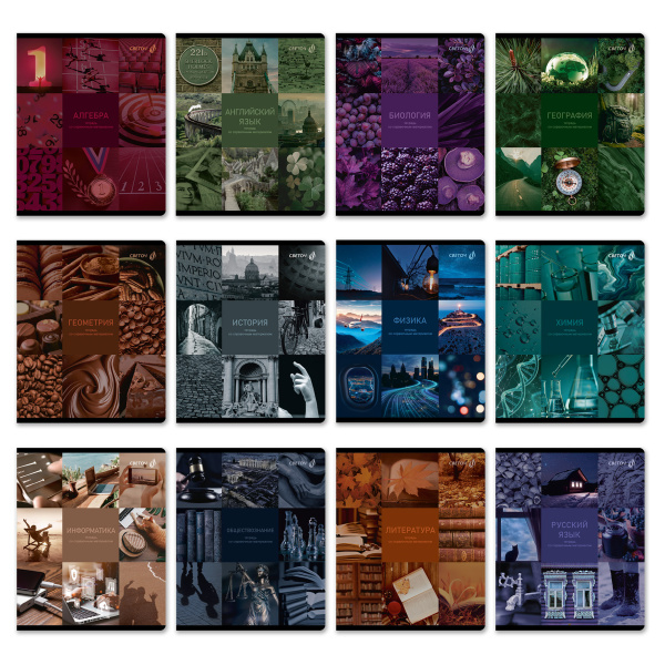 Тетрадь темат. комплект 12предм. 48л Огромный мир внутри