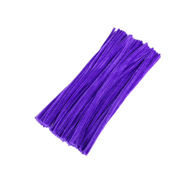 Пушистая проволока 30см/25шт Фиолетовый