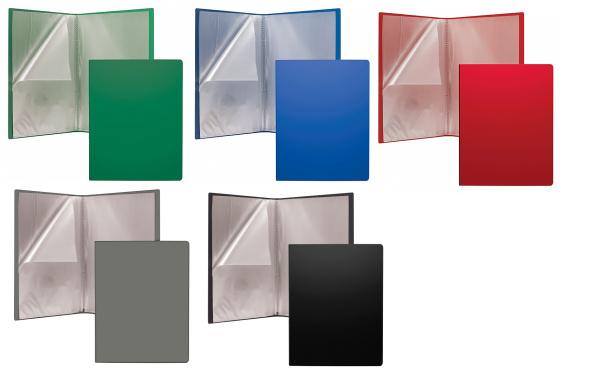 Папка 10 вклад ассорти, матовые цвета