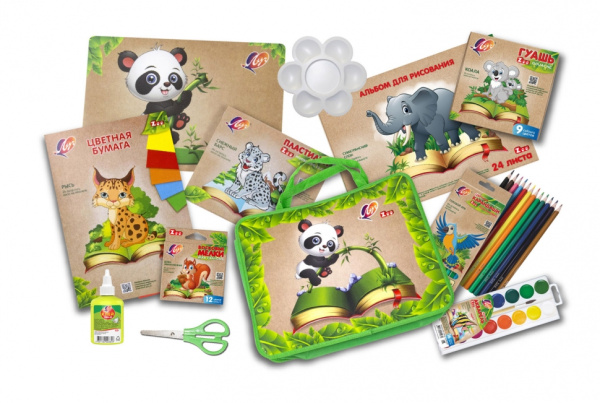 Сумка для первоклассника 14 предметов Zoo