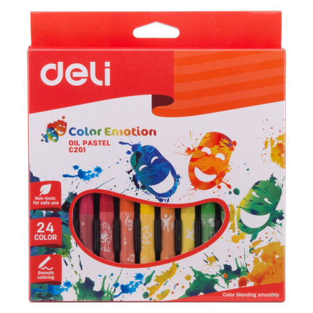 Мелки Пастель Color Emotion 24цв. маслян.