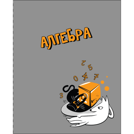 Тетрадь темат. 48л Пёс и кот Алгебра