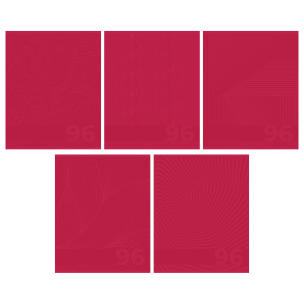 Тетрадь 96л Viva Magenta, твин УФ лак