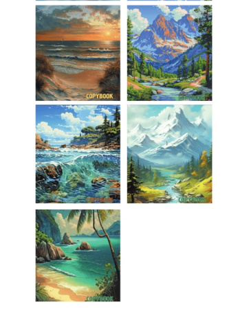 Тетрадь 48л Магия воды