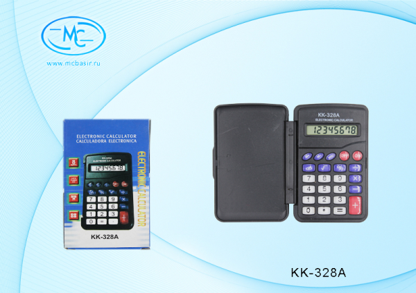 Калькулятор  карман.  8разр  с крышкой