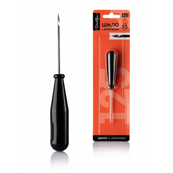 Шило канцелярское Глобус малое с крючком