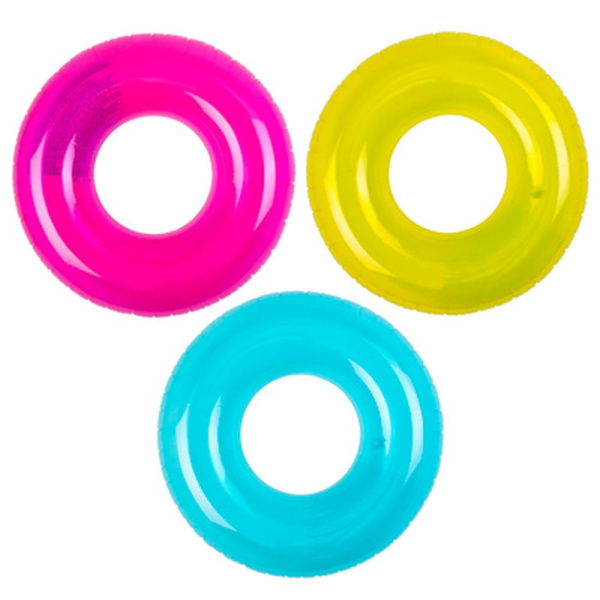 Круг для плавания 76см Прозрачный  от 8лет, 3цвета