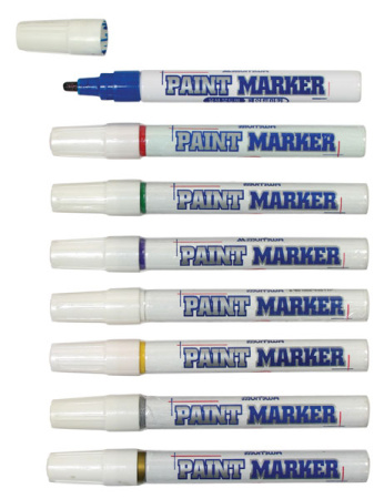 Маркер-краска красный 4,0мм