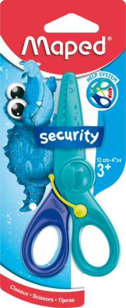 Ножницы  детск. 120мм Kidipulse безопасн. лезвия из стекловолокна