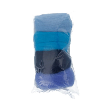 Творчество Шерсть для валяния мериносовая набор №4  4*10г