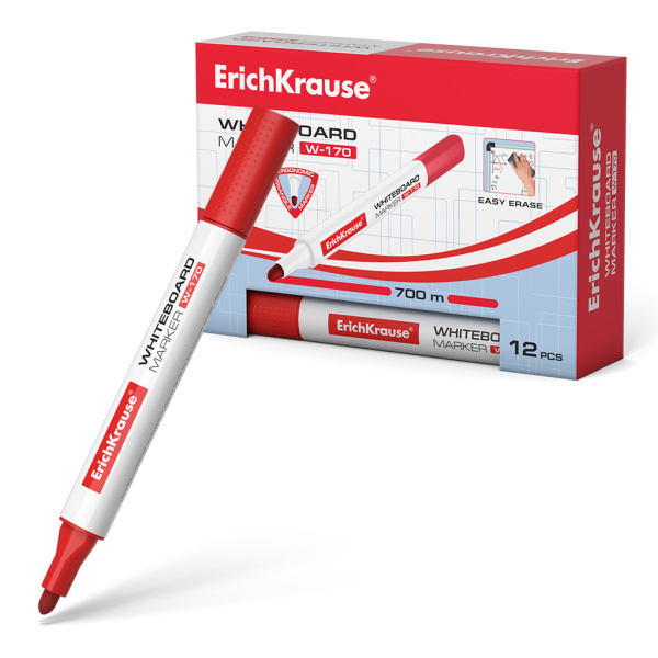 Маркер д/доски красный 2,0мм W-170 спирт. основа