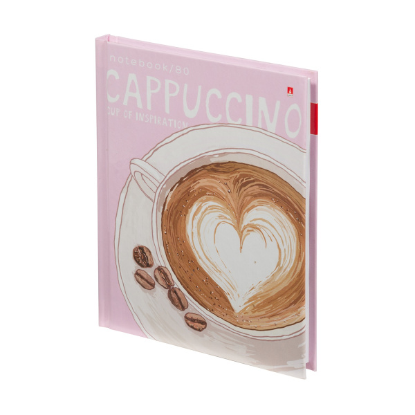 Бизнес-блокнот А6  80л 7Бц Счастье в кофе АКЦИЯ