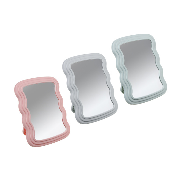 Зеркало настольное, пластик  16*20,5см