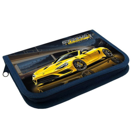 Пенал 1отд. большой/м  Авто Strong