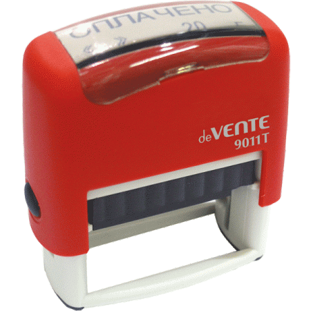 Штамп "Оплачено" 38х14мм с датой