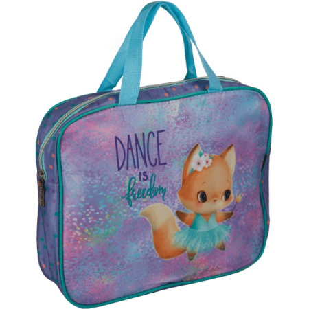 Папка с ручками А4 ткань Dance Fox, широкая боковина