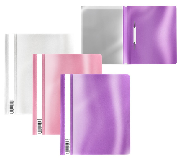 Скоросшиватель пласт.проз.верх  А5+ Glossy Candy