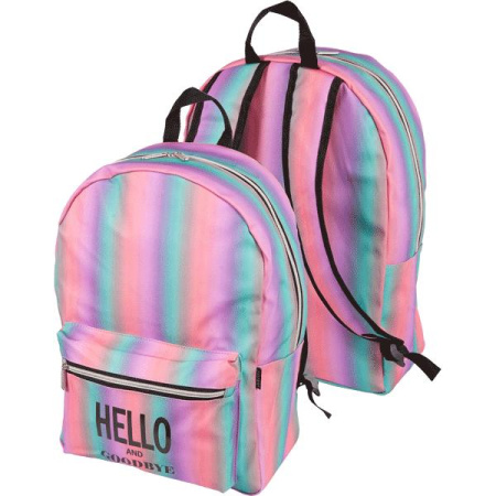 Рюкзак Подростковый 42*30*14см Hello And Goodbye, 1 отд, 1 карман