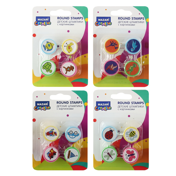 Игра Штампики детские набор 4шт