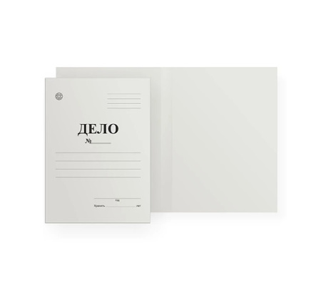 Папка-обложка "Дело" картон немелов. 440г/м2 Dolce Costo