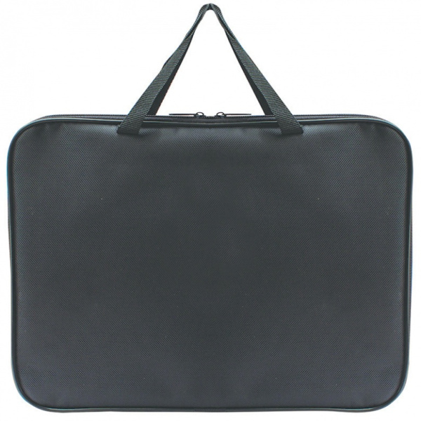 Папка с ручками А4   Серая  ткань