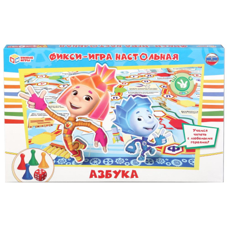 Игра настольная Ходилки Фиксики. Азбука
