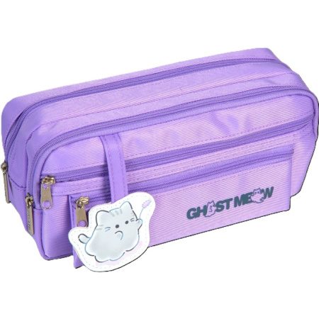 Пенал объёмный Ghost Meow 2отд.