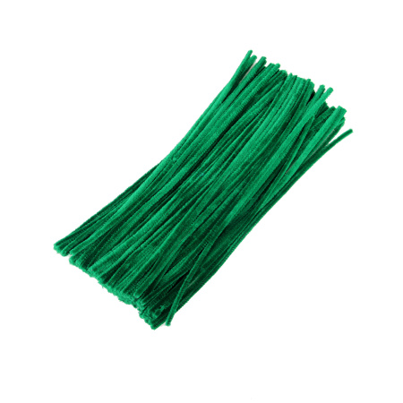 Пушистая проволока 30см/25шт Зеленый