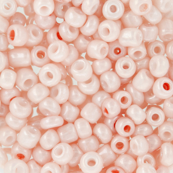 Бисер розовый 3мм 10гр непрозрачный перламутровый (0961-0979)