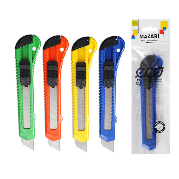 Нож канцелярский большой 18мм