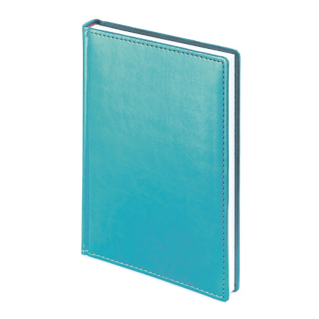 Ежедневник А5  Velvet Морская волна