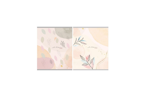 Тетрадь гребень  48л Пастельный минимализм