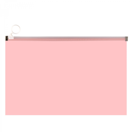Папка на молнии А4 Коралловая