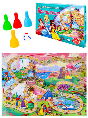 Игра настольная Ходилки Принцессы