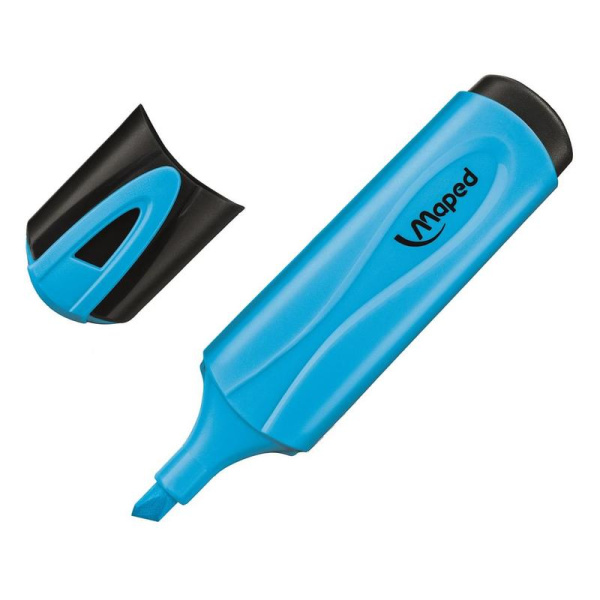 Маркер  текст голубой Highlighter