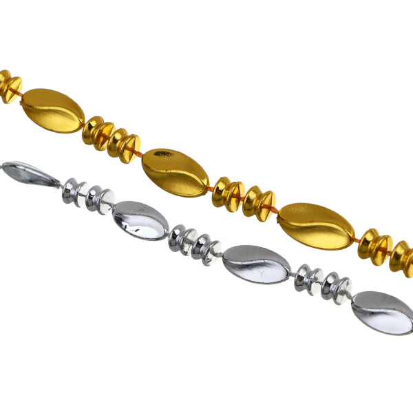 яЦепь-бусы 10мм ассорти 2,7м