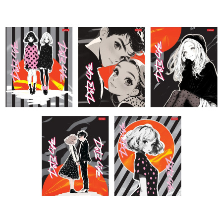 Тетрадь 48л Dots Life, 5диз.
