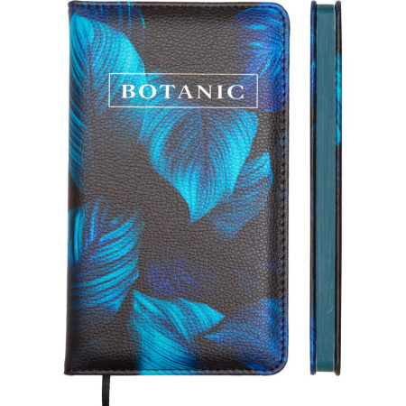 Планинг 7БЦ А6+ Botanic чёрный иск.кожа, поролон 80л