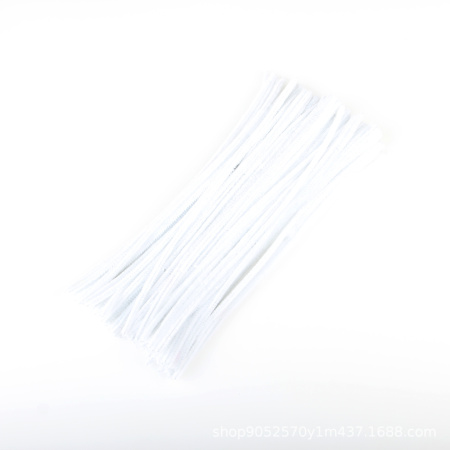 Пушистая проволока 30см/25шт Белый