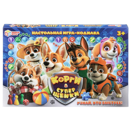 Игра настольная Ходилки Корги и суперщенки
