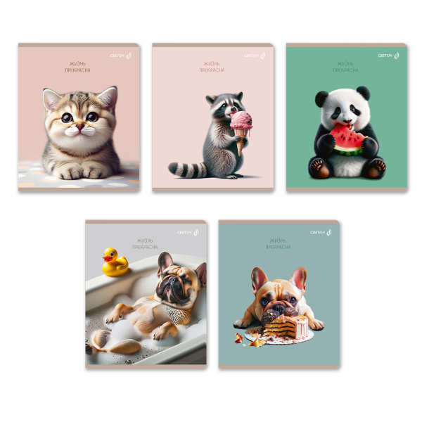 Тетрадь 80л Жизнь хороша!