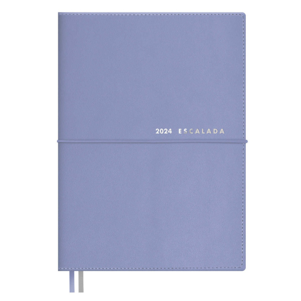 Ежедневник.2024г А6+ Мягк.обл. Краст сиреневый, кожзам, 128л