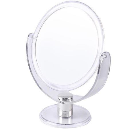 Зеркало настольное с подставкой d14см