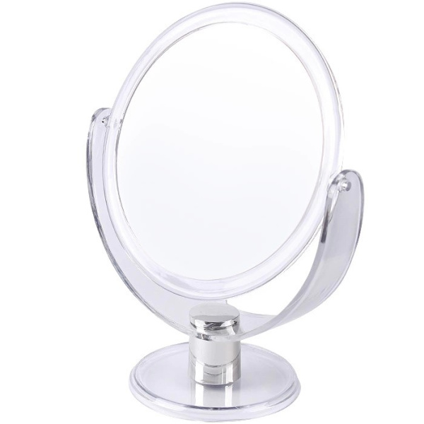 Зеркало настольное с подставкой d14см