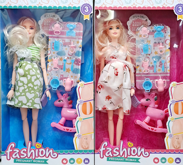 Кукла будущая мамочка с аксесс.