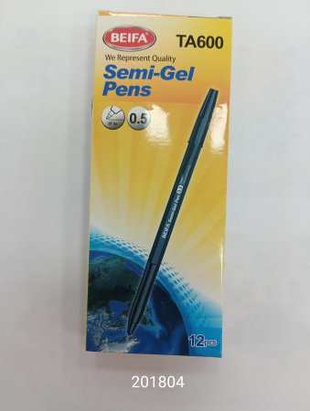 Ручка шарик. Beifa Изящная 0,5мм, масл. основа чёрная