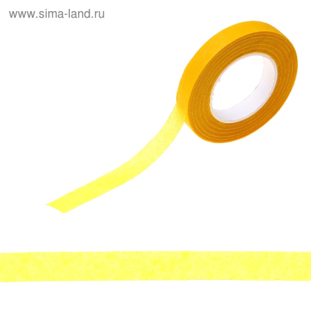 Лента тейп флористическая Желтая 12мм*27,4м