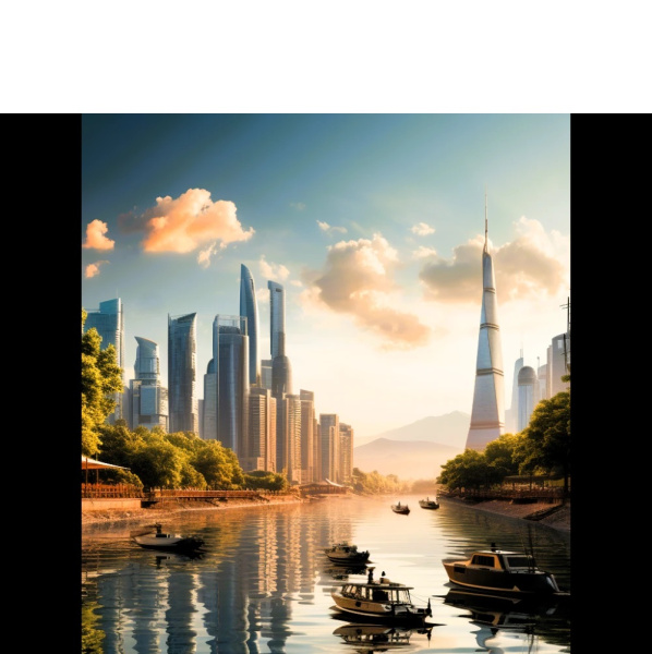 Алмазная мозаика 40*50см Город