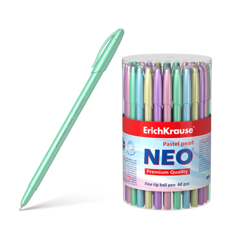 Ручка шарик. EK Neo Pastel pearl 0,7мм синяя